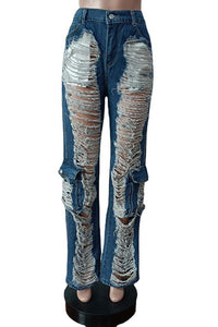 SEXY CARGO STYLE DENIM JEANS