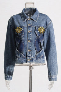 SEXY DENIM FASHION JACKET