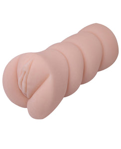 Crazy Bull No Lube Vagina Masturbator Sleeve - Ivory