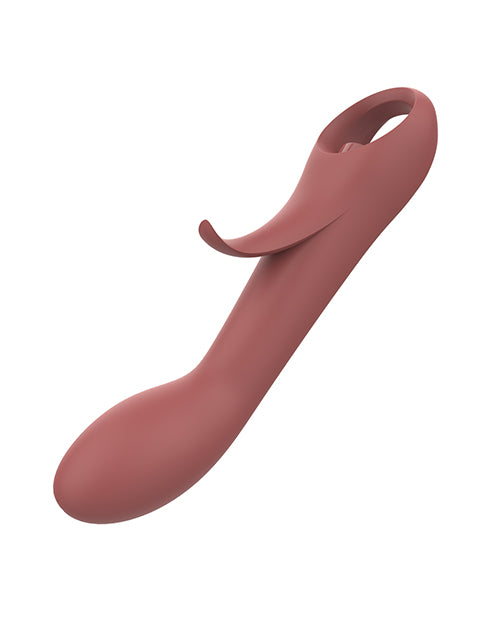 NUDE Sierra Rechargeable G-Spot Duo Vibrator - Peach