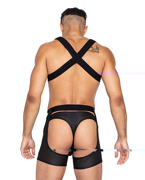 Master Harness W/hook & Ring Closure Black