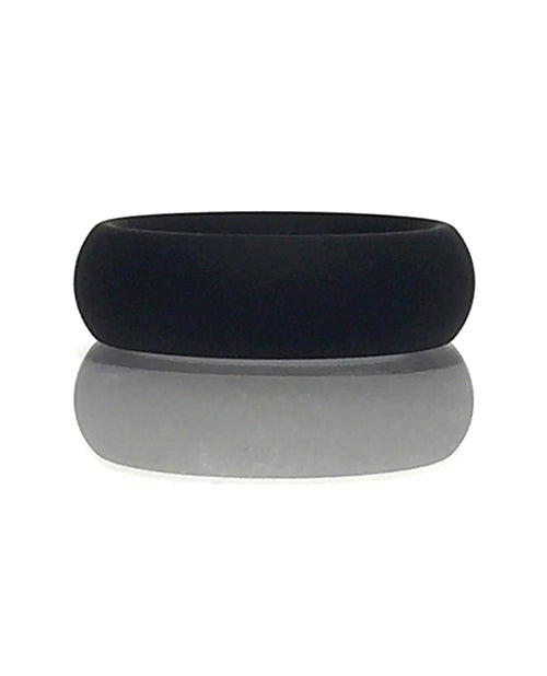 Rascal The Brawn Silicone Cock Ring - Black