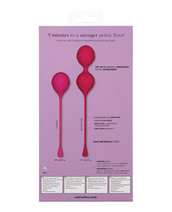 Kegel Training 2 Pc Set - Pink