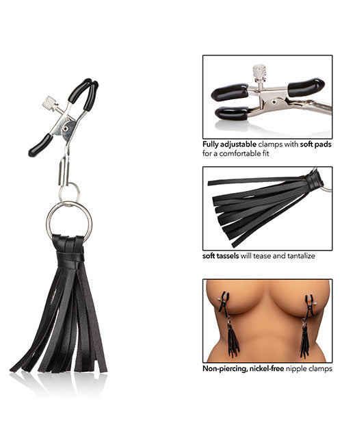 Nipple Play Playful Tassels Nipple Clamps