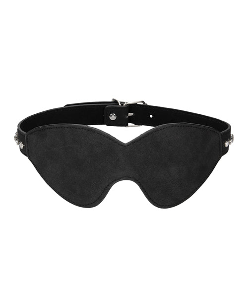 Shots Ouch Diamond Studded Eye Mask - Black