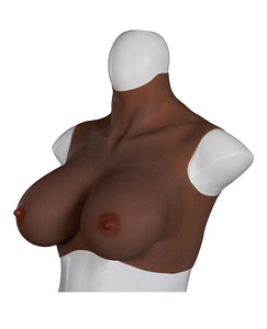 XX-DREAMTOYS Ultra Realistic E Cup Breast Form Large - Black