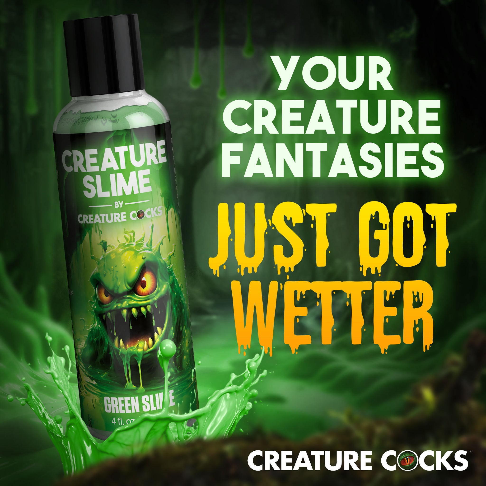 Green Creature Slime Water-based Lubricant