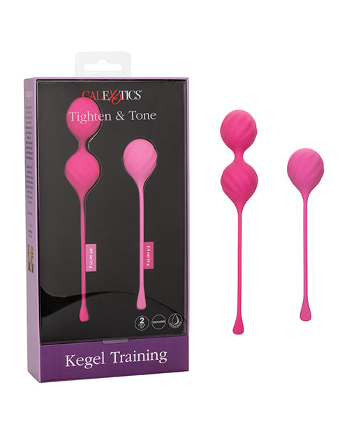 Kegel Training 2 Pc Set - Pink