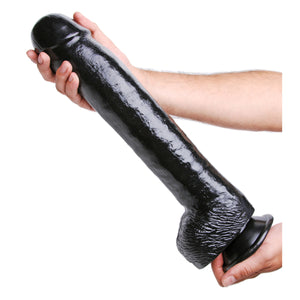 The Black Destroyer Huge 17 Inch Dildo