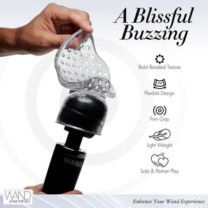 Vibra-stroke Masturbator Wand Attachment