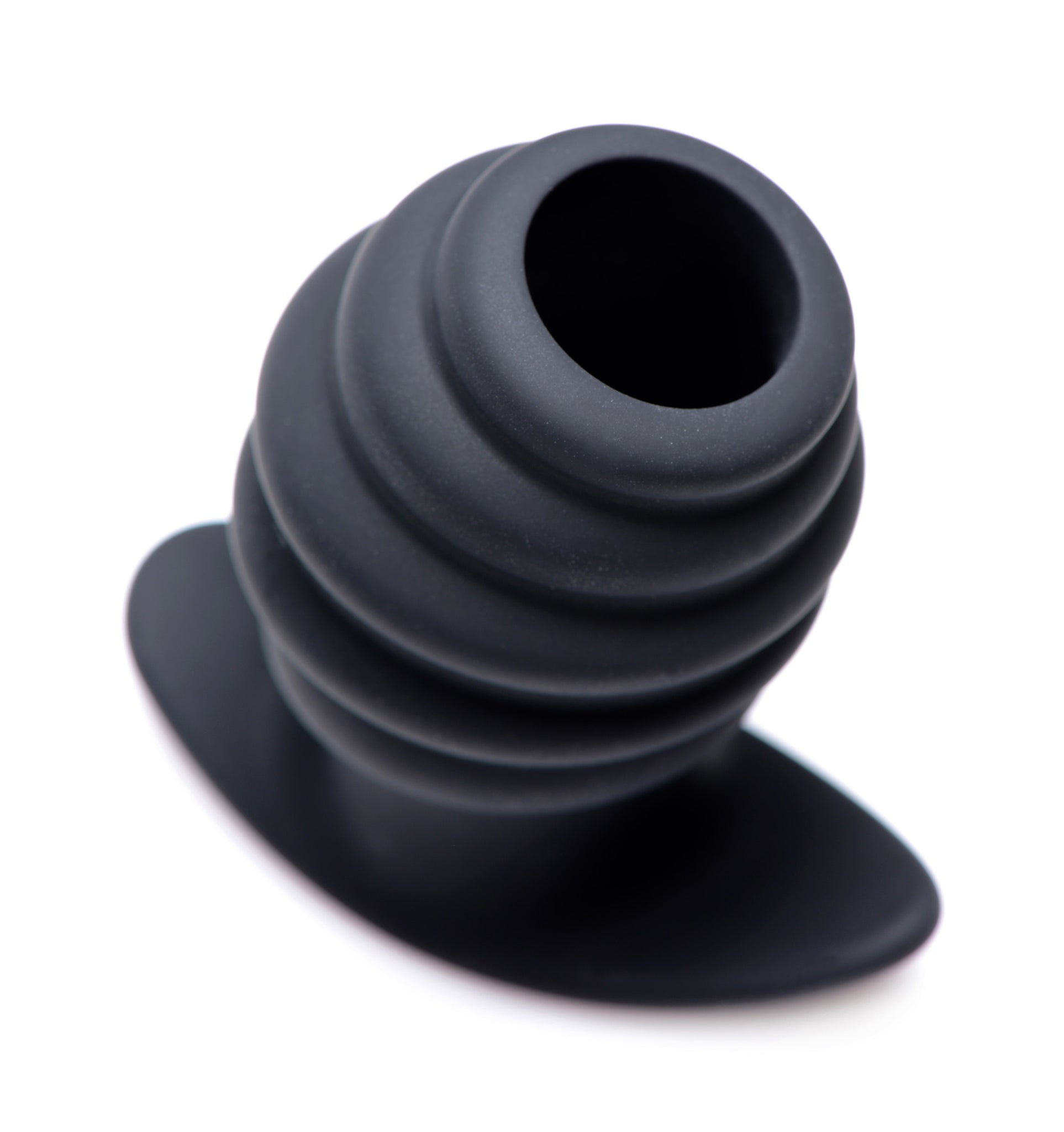 Hive Ass Tunnel Silicone Ribbed Hollow Anal Plug