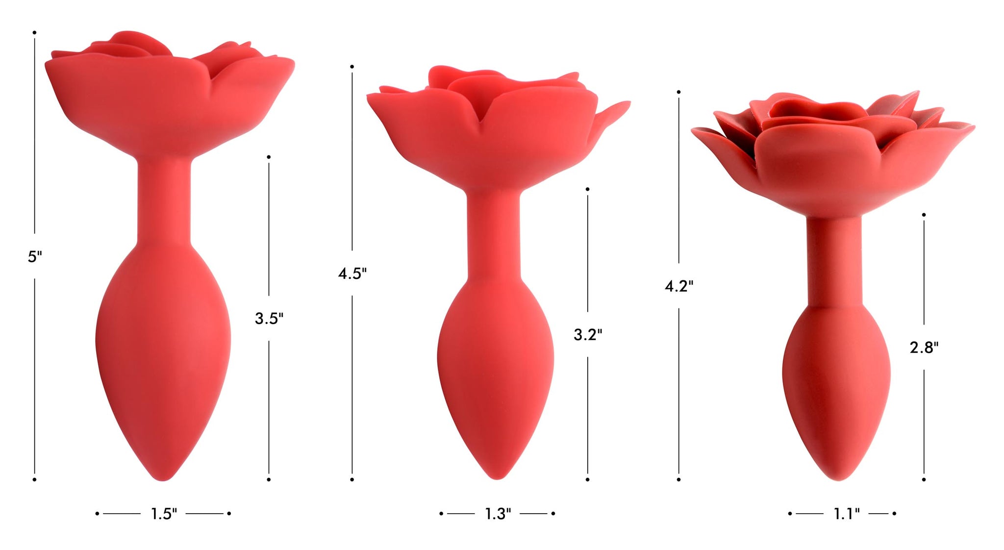 Booty Bloom Silicone Rose Anal Plug