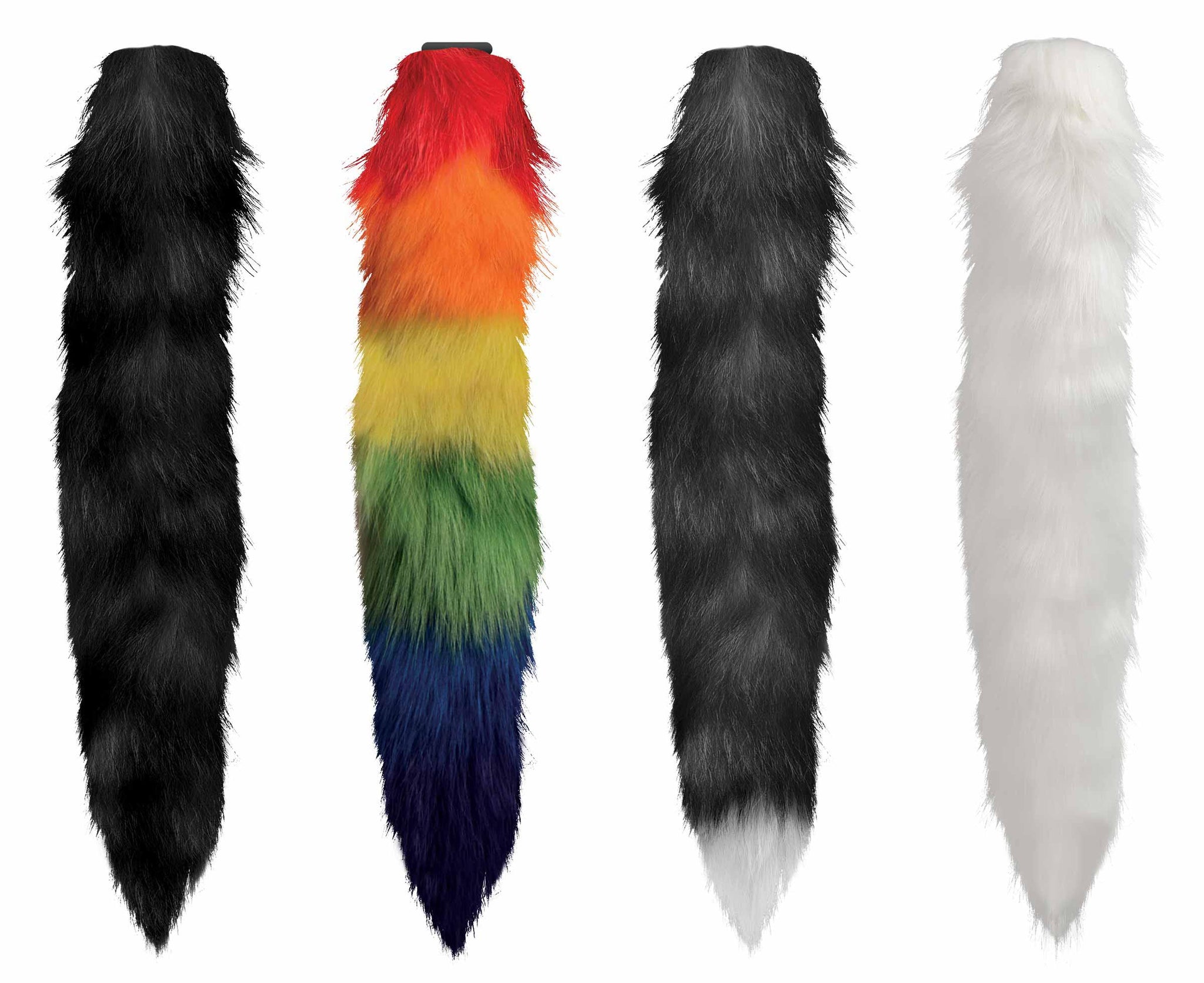 Interchangeable White Fox Tail