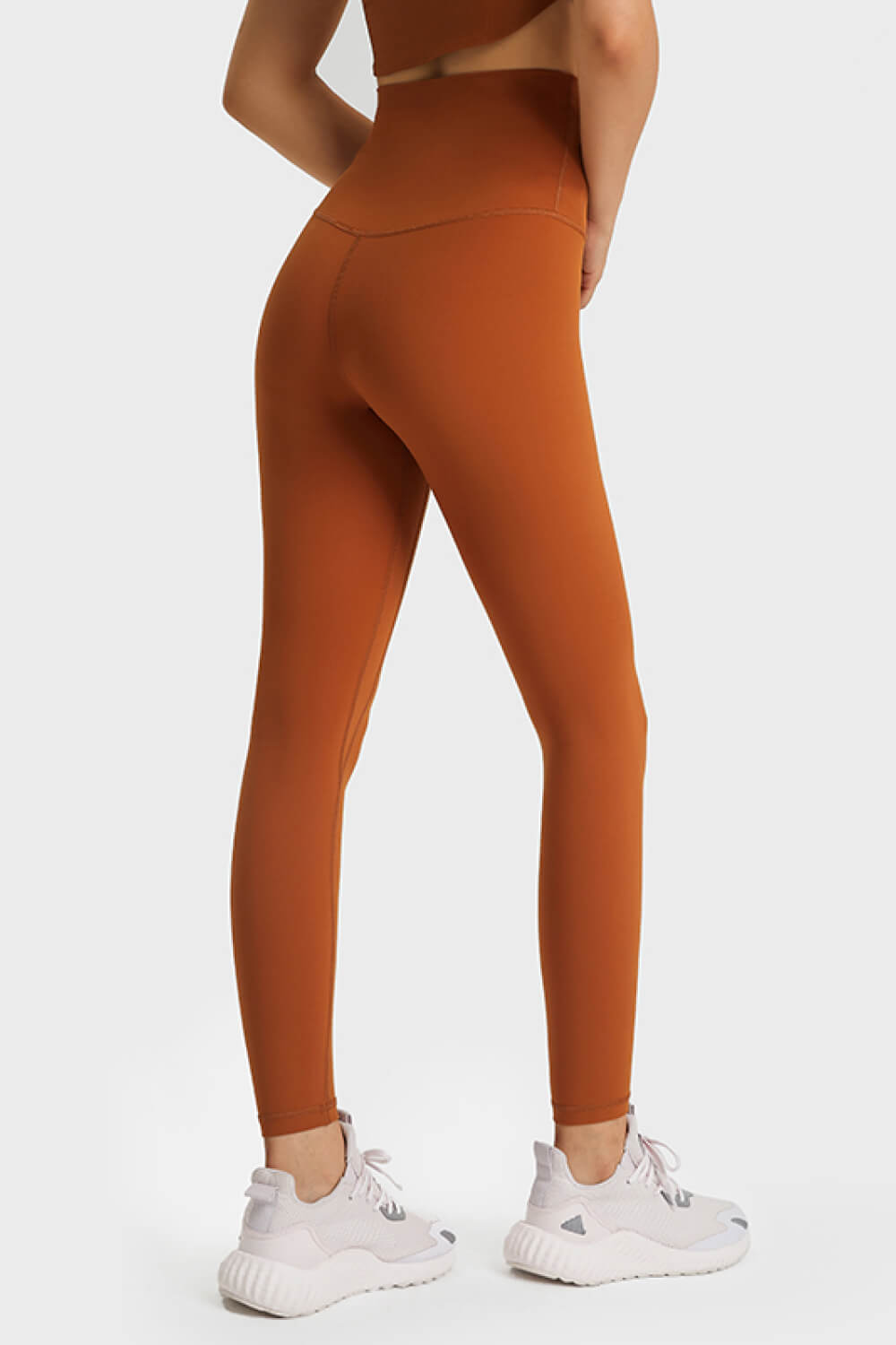 Feel Like Skin Elastic Waistband Yoga Leggings